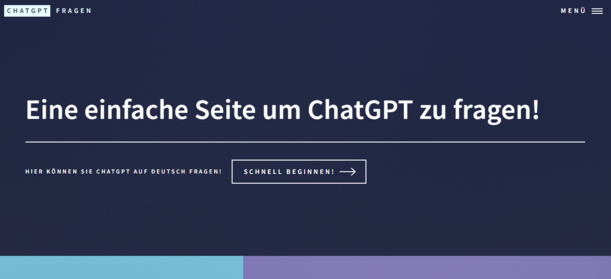 ChatGPT auf Deutsch fragen
